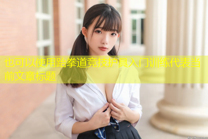 跆拳道竞技护具入门训练