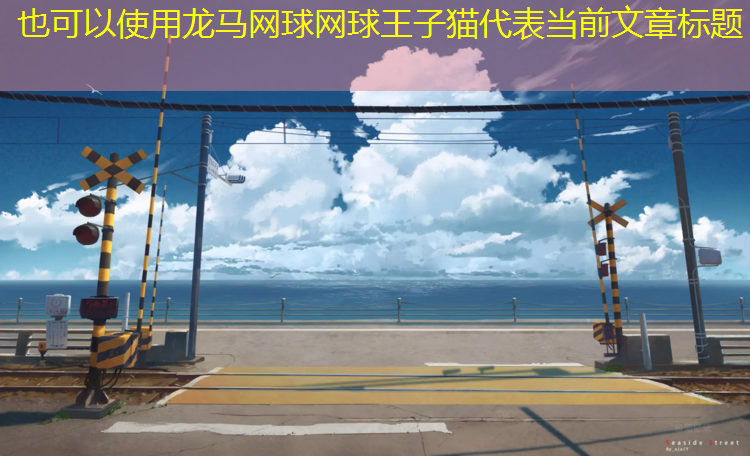 龙马网球网球王子猫